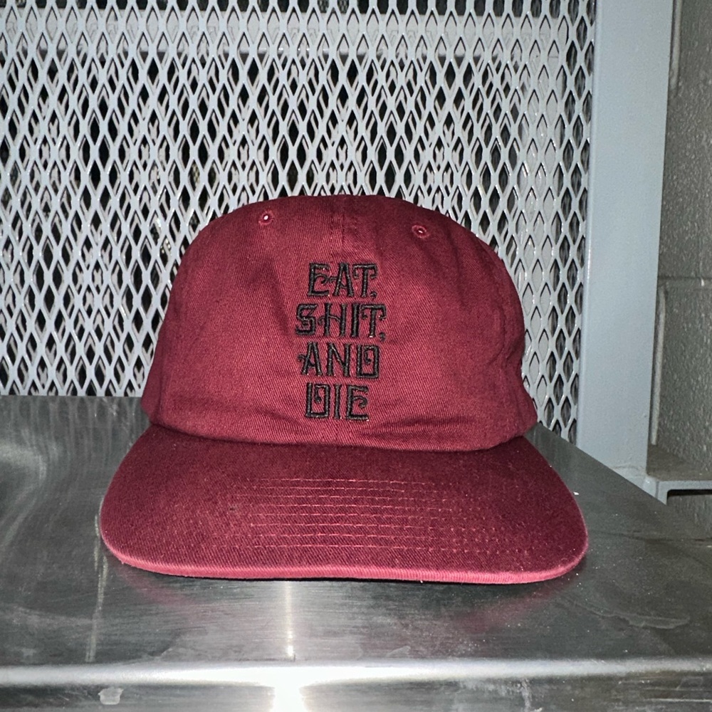 The Hundreds eat $h*t and die strapback hat